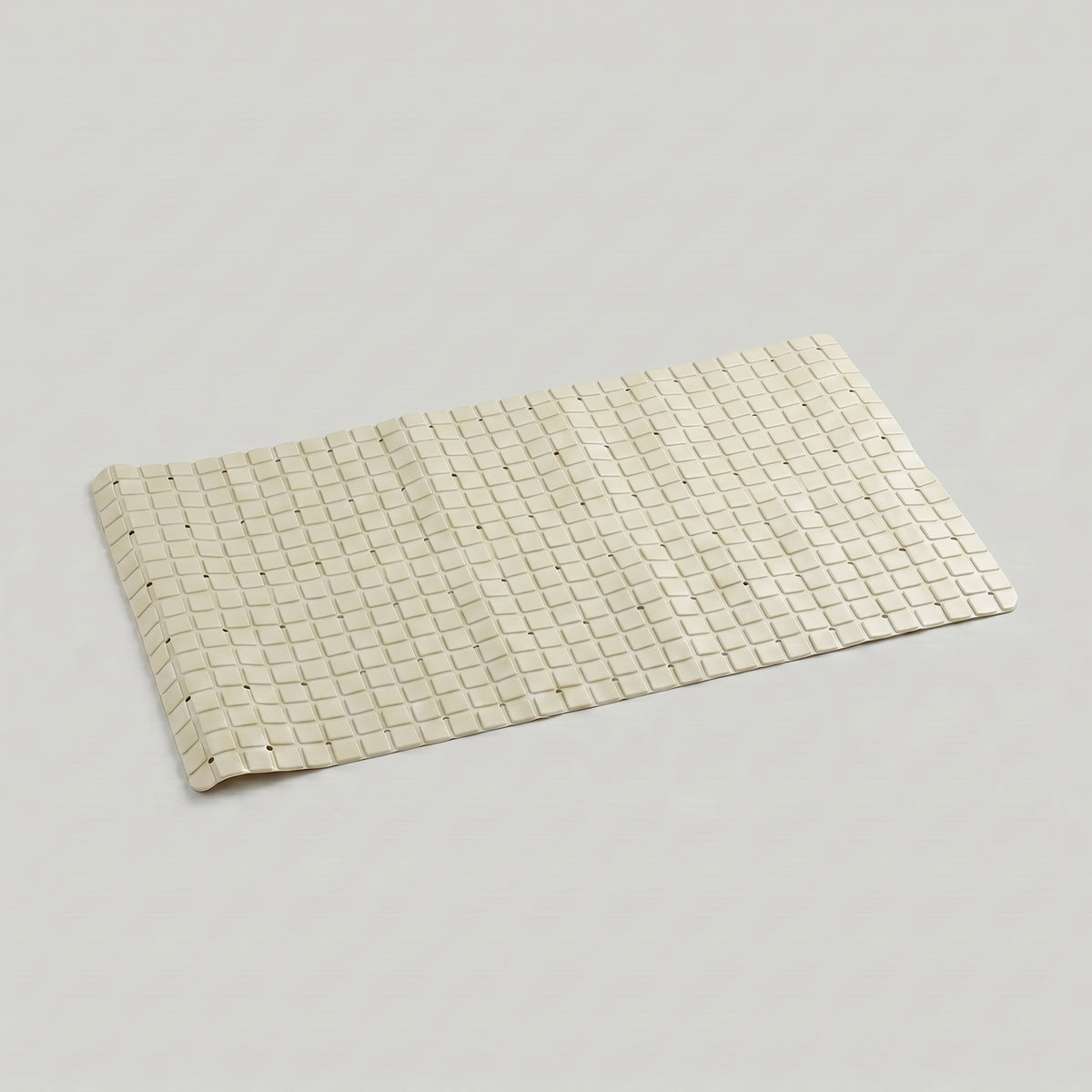 Cream Plastic Bath Mat By Zodiya