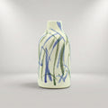Painted Ceramic Flower Vase (Blue) By Zodiya
