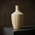 Beige Bottle Ceramic Flower Vase By Zodiya