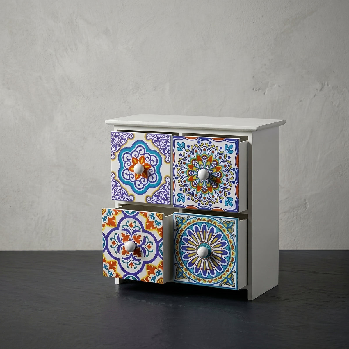 Wooden Morocco Design Jewellery Organiser Box By Zodiya