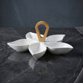 White Serving Platter Set of 5 by Zodiya