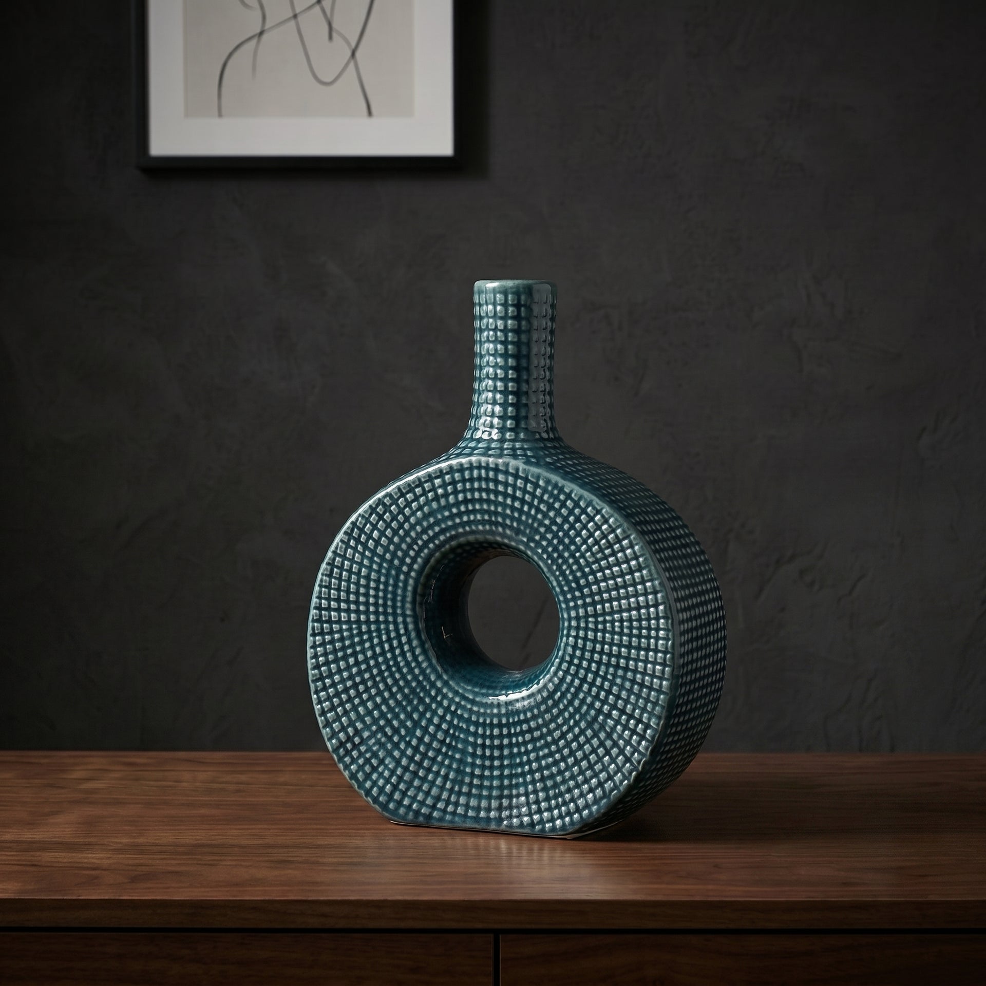 Ceramic Flower Vase By Zodiya