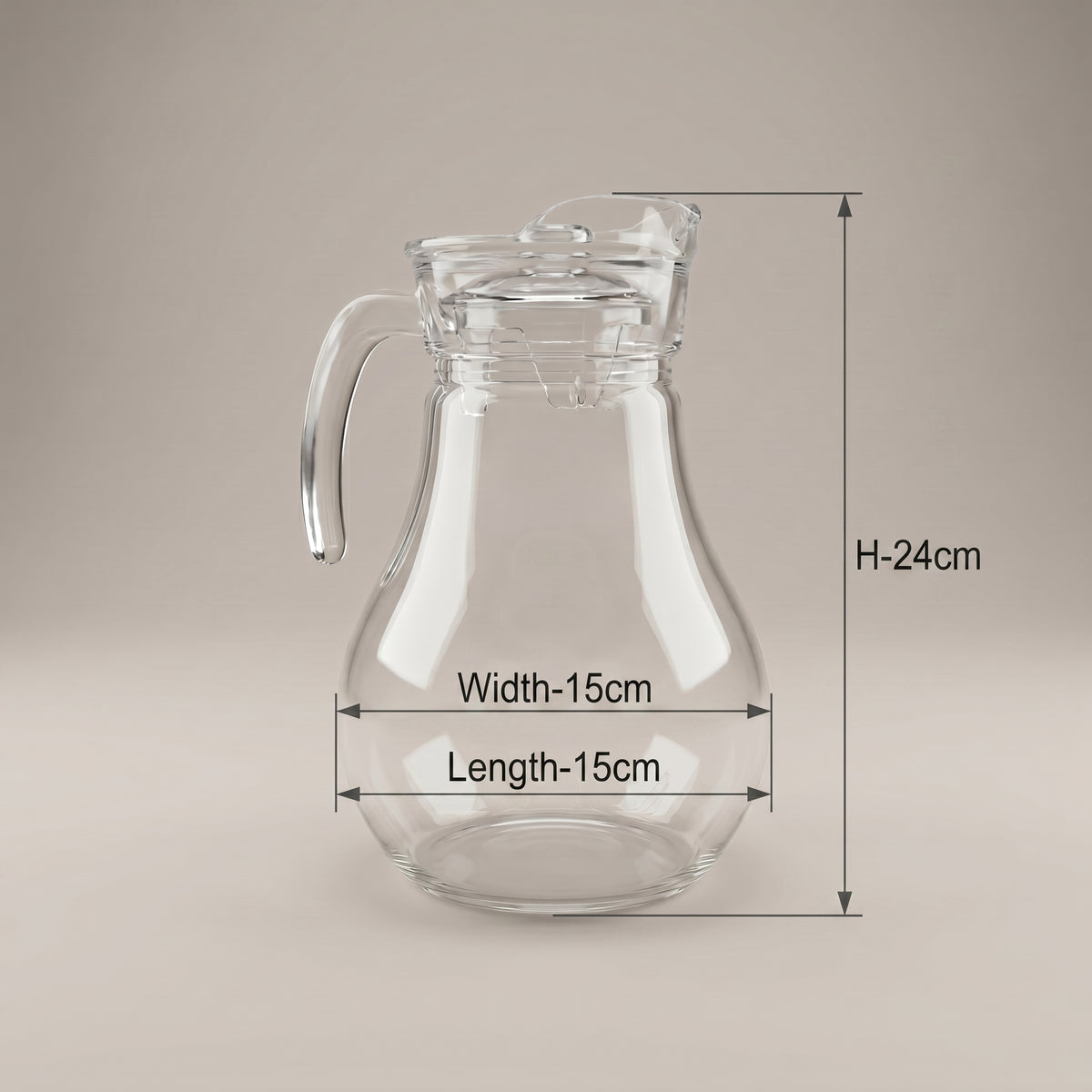 Glass Water Jug by Zodiya