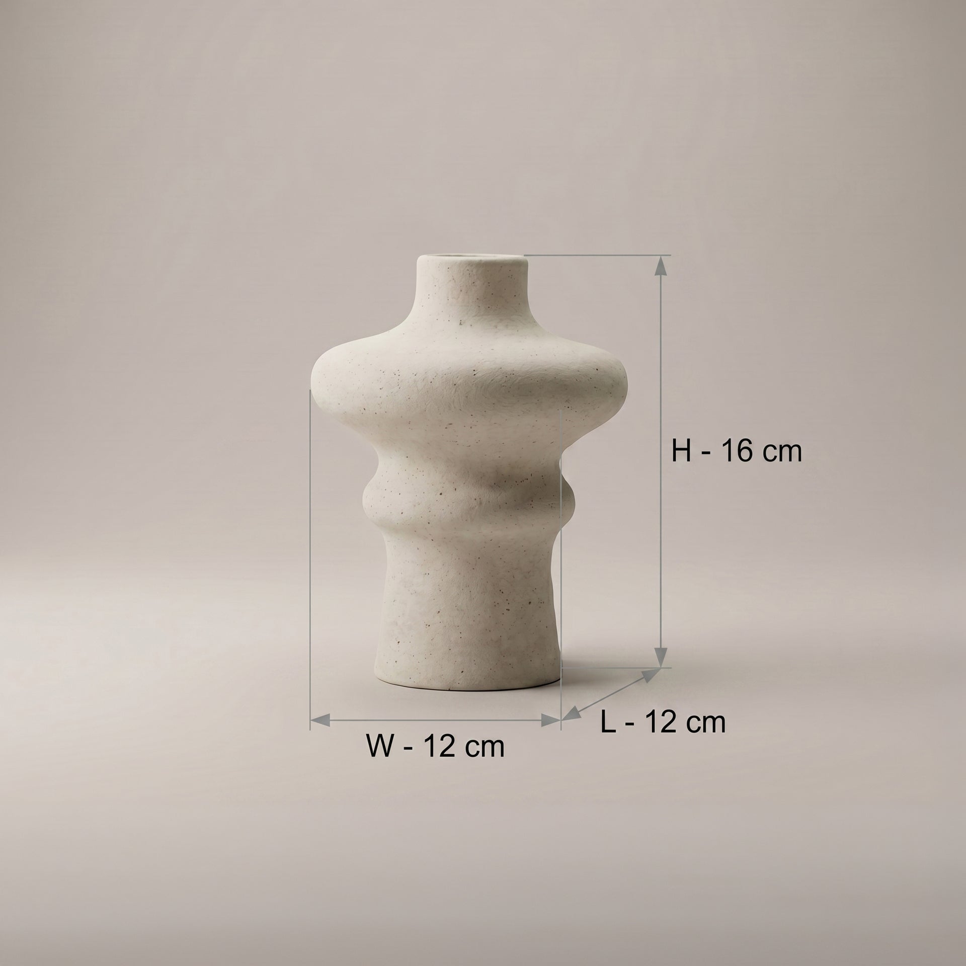 Styled Stone Vase by Zodiya