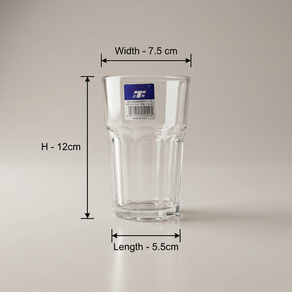 Medium Size Tea Glass (Set of 6) by Zodiya