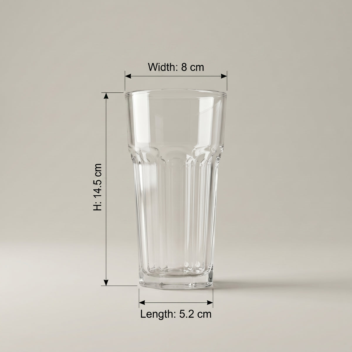 Clear Juice Glass (Set of 6) by Zodiya